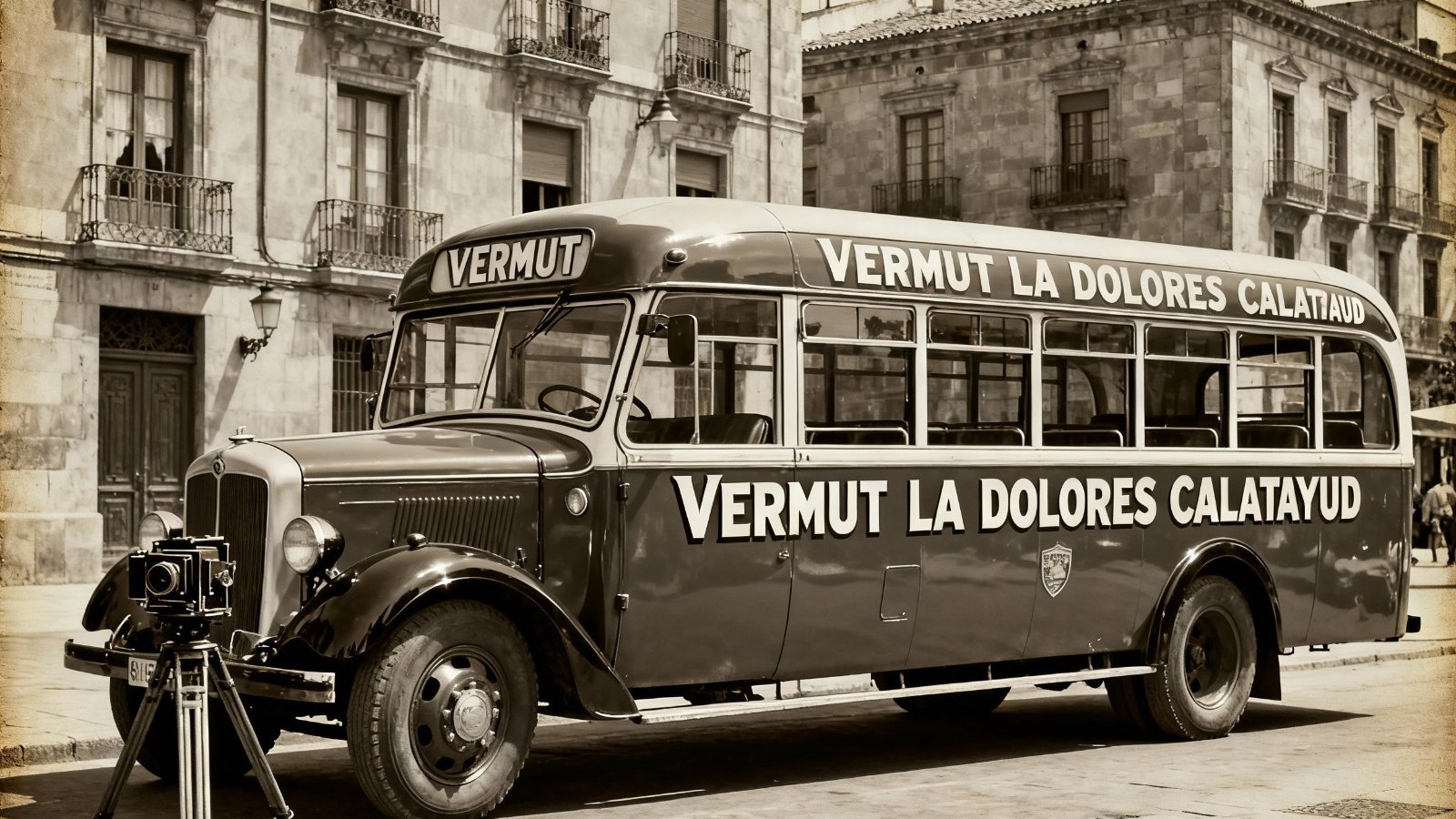 Autobús histórico Vermut La Dolores Calatayud